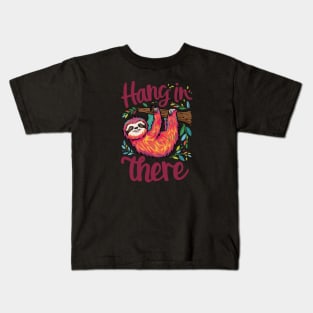 Funny Sloth Hanging Kids T-Shirt